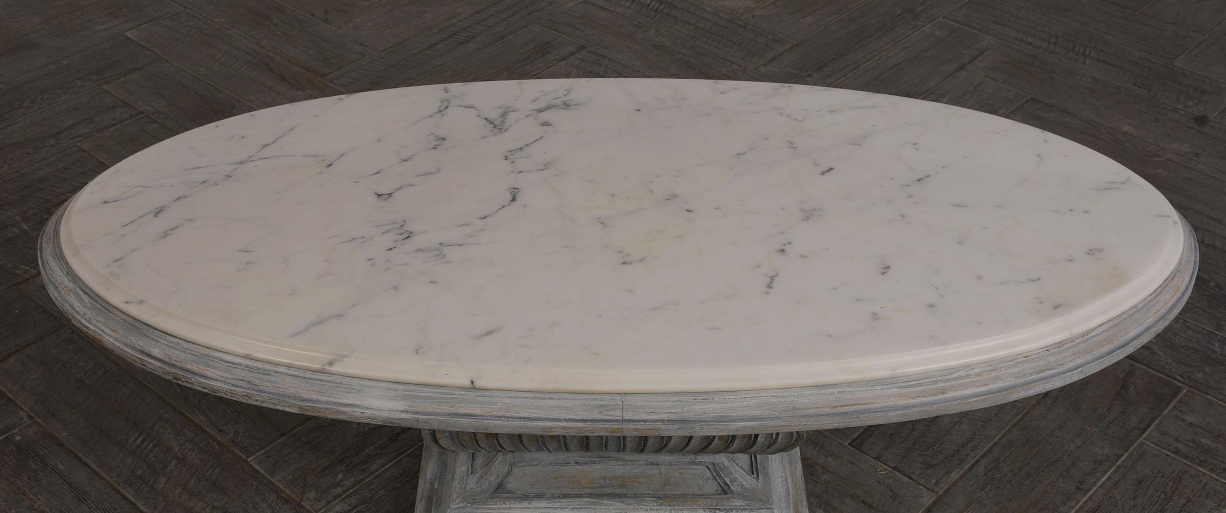 Regency Style Oval Painted Coffee Table at 1stDibs painted oval