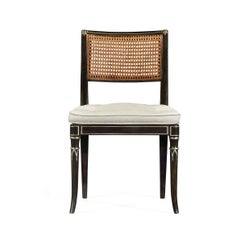 Regency Style Painted Dining Chairs (Set of 2)