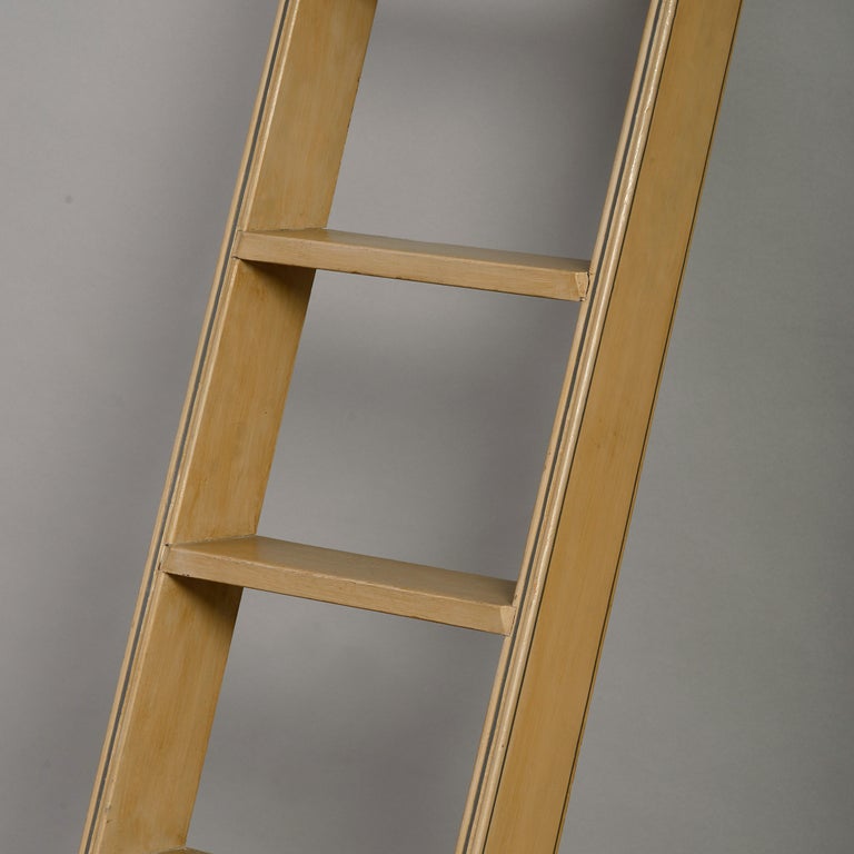Regency Style Painted Library Ladder at 1stDibs
