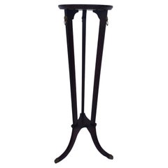 Regency Style Pedestal w/ Brass Accents