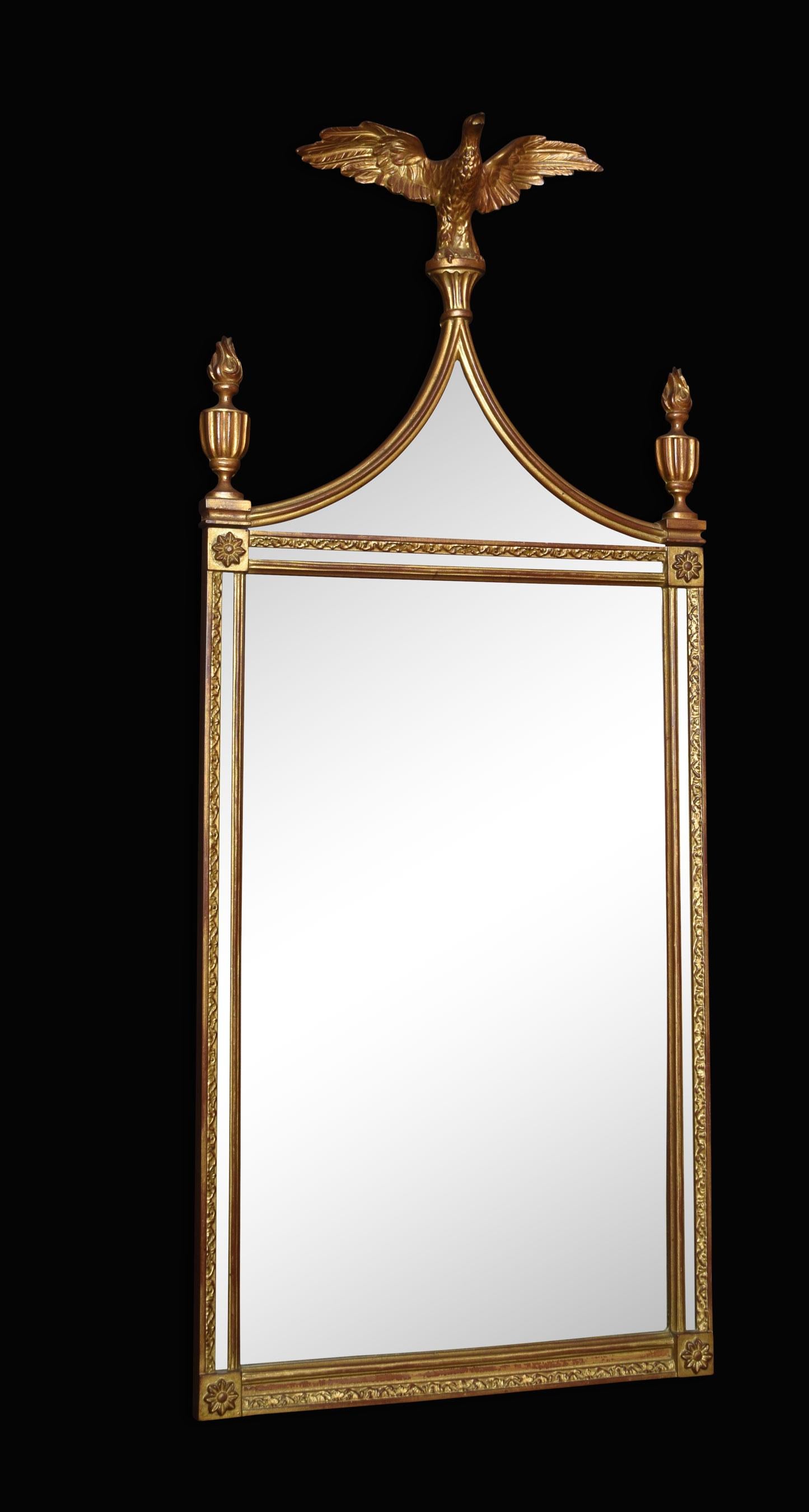 Regency Style Pier Mirror In Good Condition In Cheshire, GB
