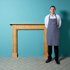 Regency Style Pine Bullseye Fire Mantel