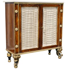 Regency Style Rosewood and Gilded Credenza