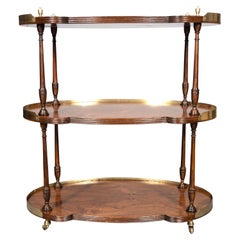 Mesa de campaña de palisandro estilo Regencia