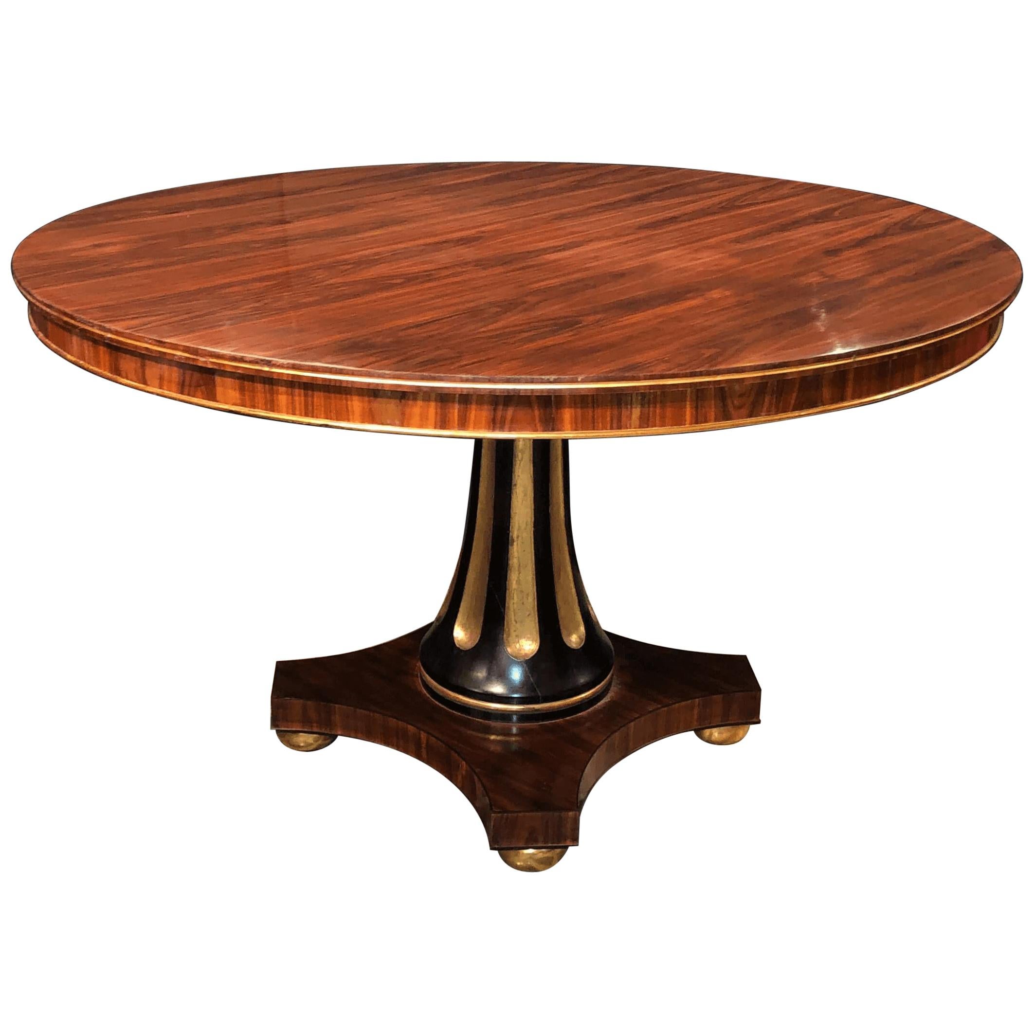 Regency Style Rosewood Center Table