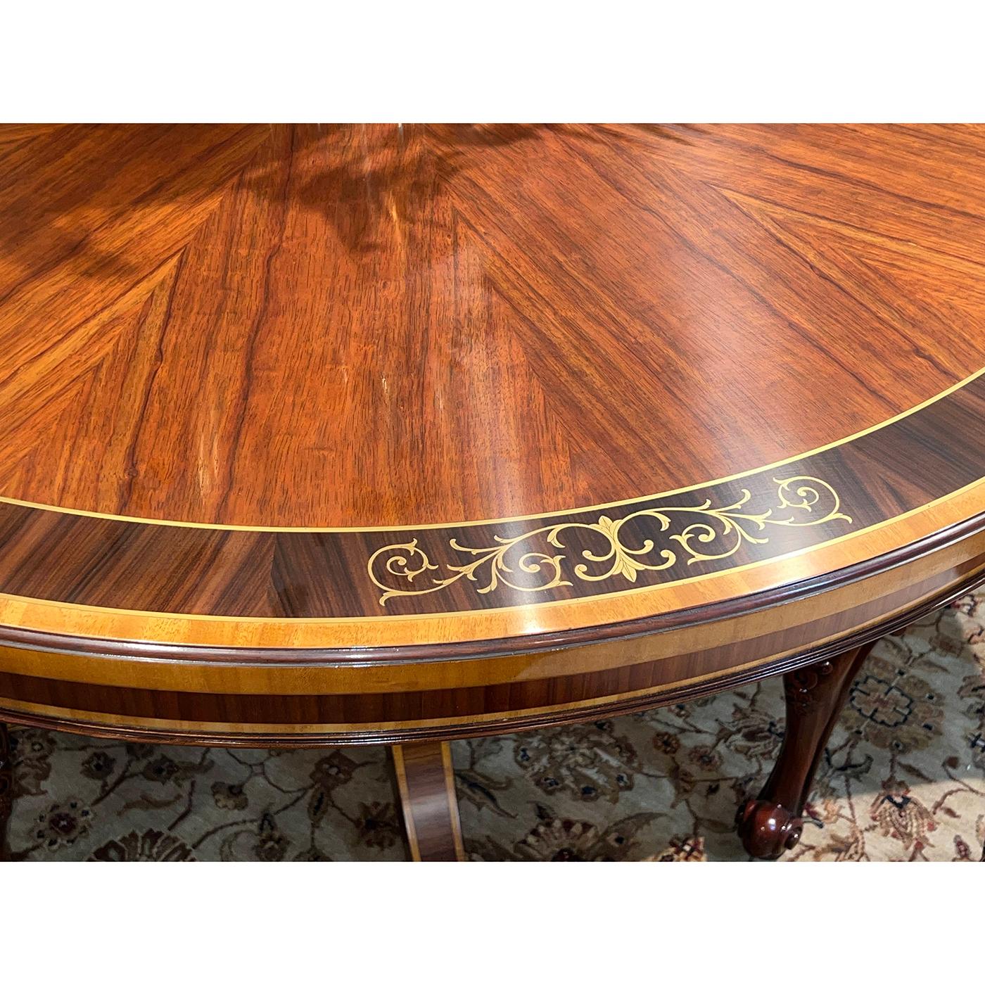 Regency Style Round Dining Table For Sale 2