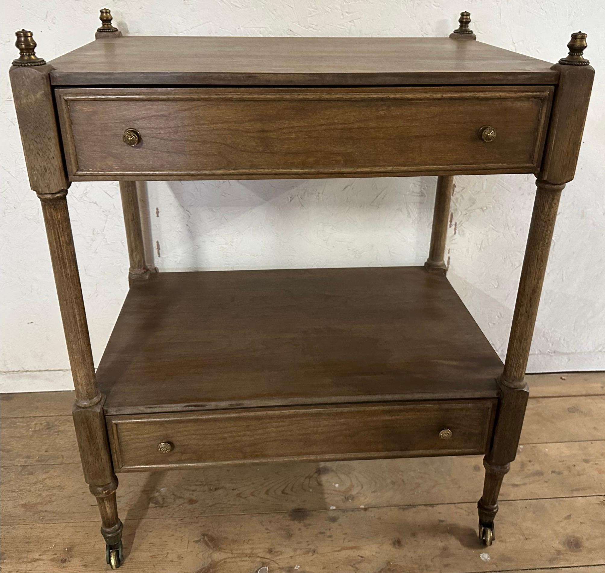 Regency Style Side Table or Nightstand For Sale 6