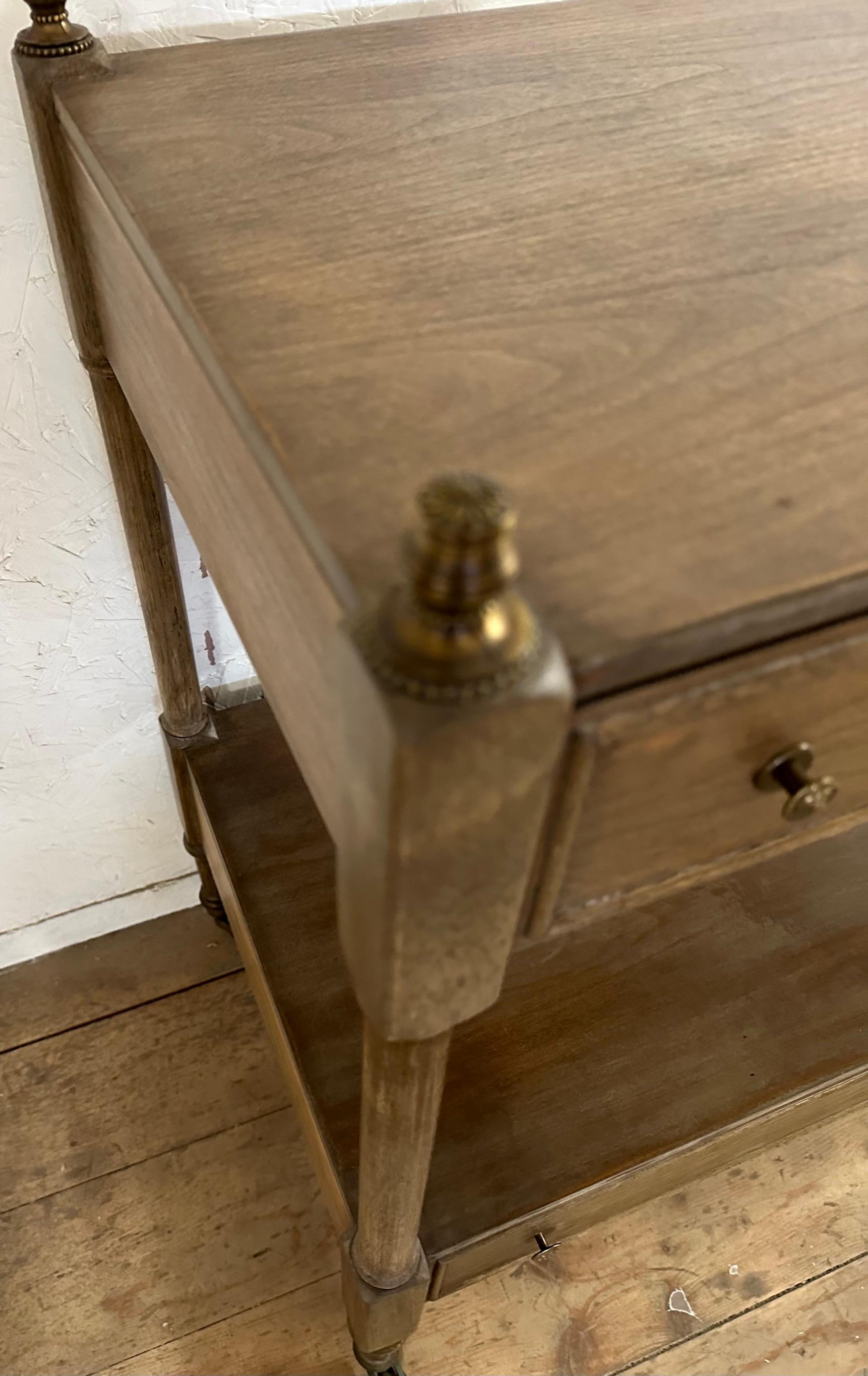 20th Century Regency Style Side Table or Nightstand For Sale