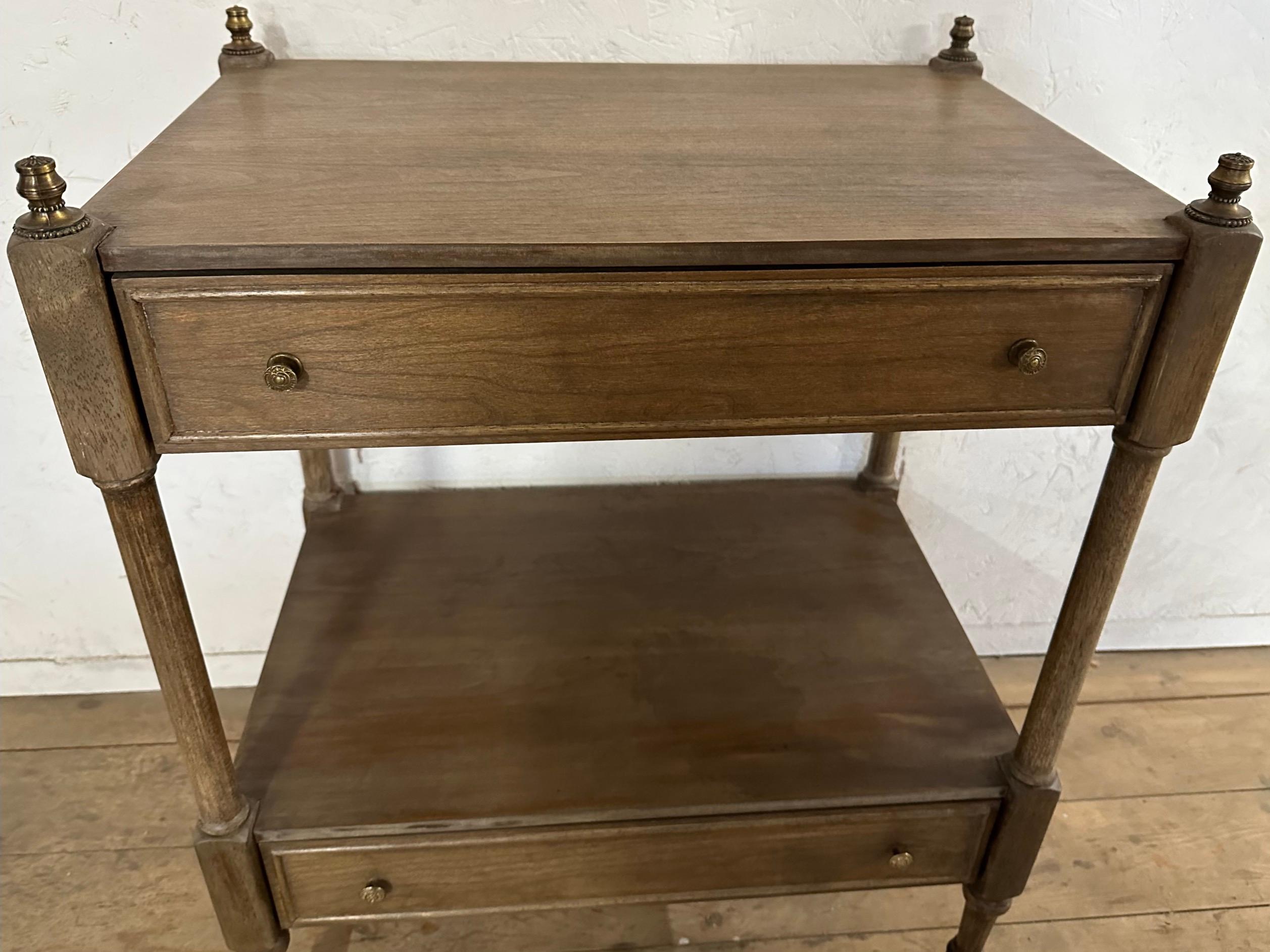 Regency Style Side Table or Nightstand For Sale 1