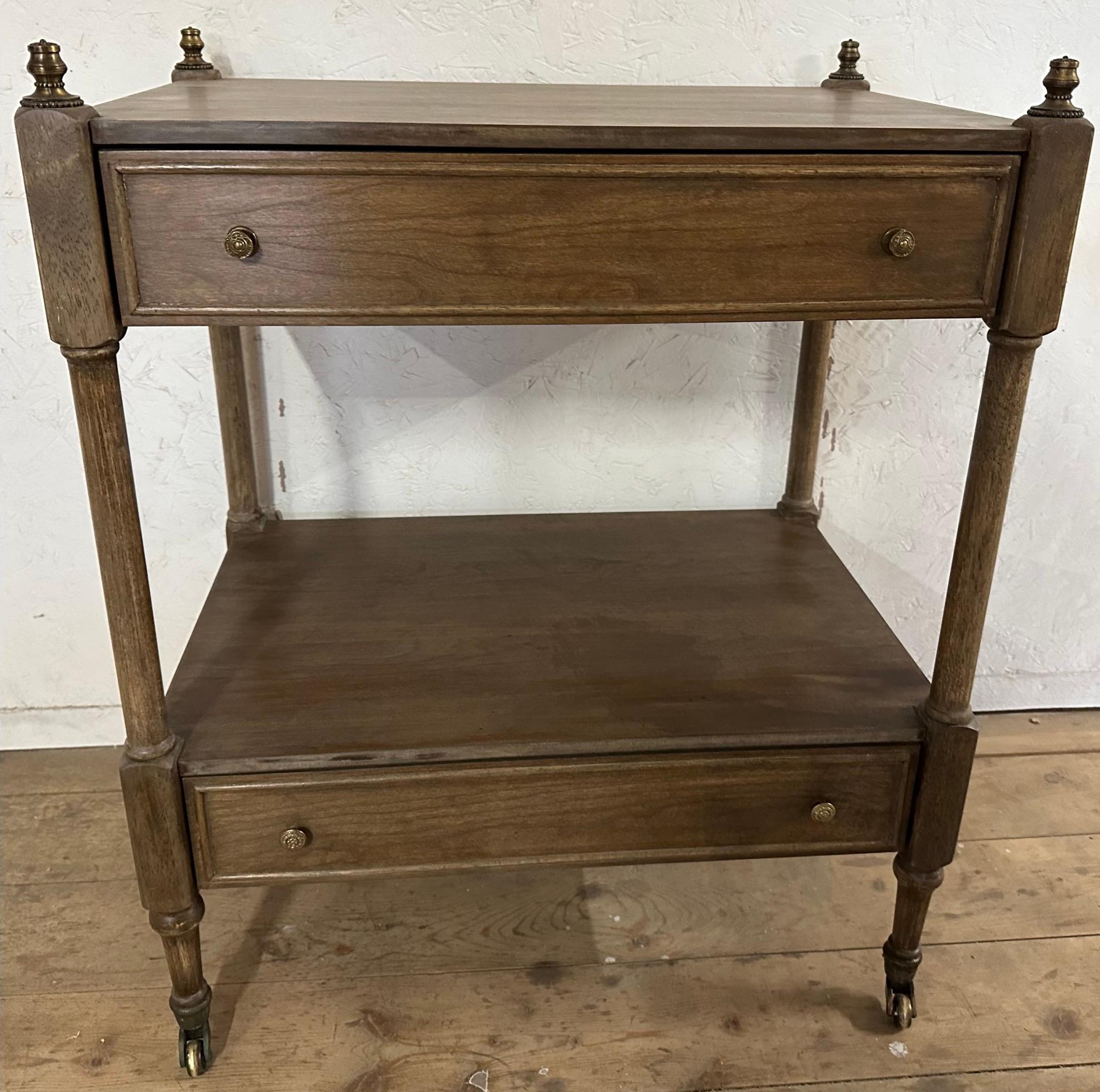 Regency Style Side Table or Nightstand For Sale 2