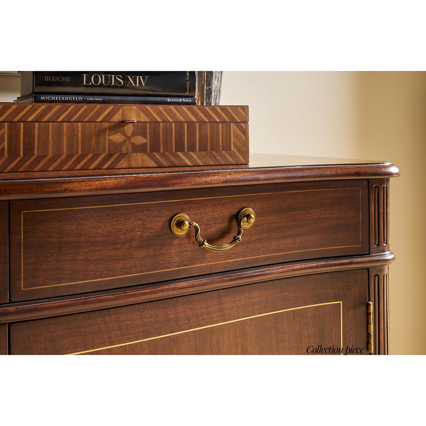 Contemporary Regency Style Sideboard Buffet For Sale