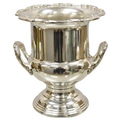 Regency Style Silver Plated Leonard Trophy Cup Champagne Bucket Wine Ice Chiller