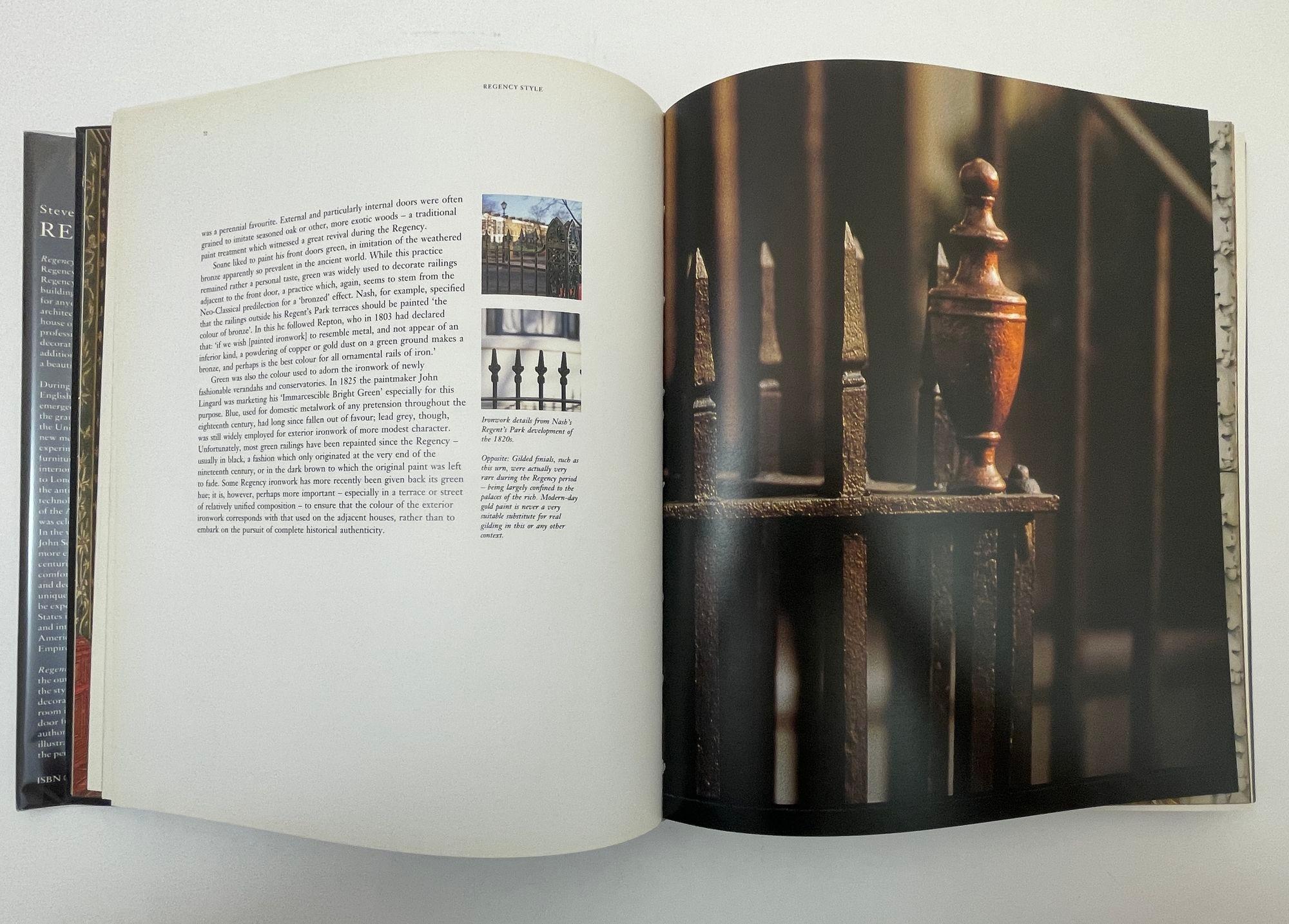 Regency Style Steven Parissien Hardcover Phaidon 1992 For Sale 1