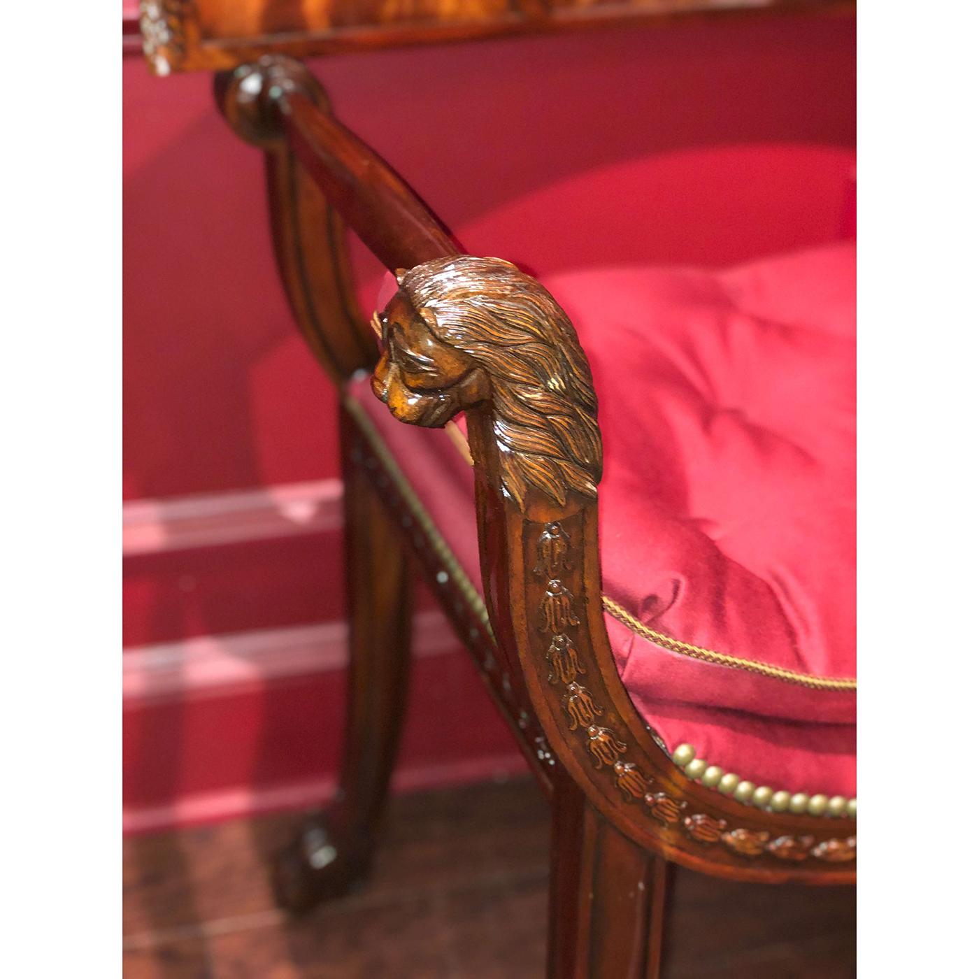 Sillón Thomas Hope estilo Regencia Estadounidense en venta