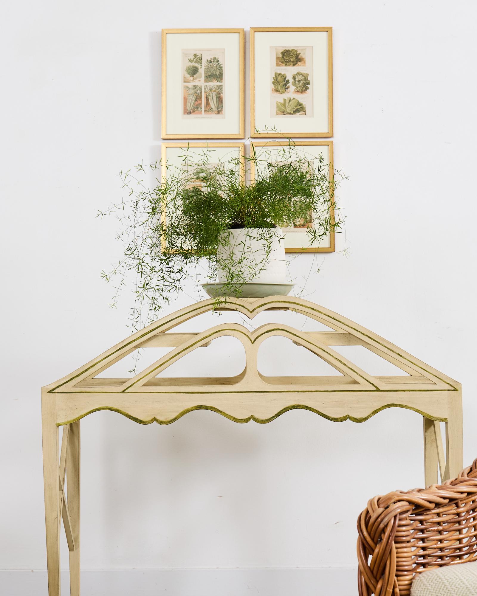Regency Style Tiered Plant Stand by Niermann Weeks For Sale 7