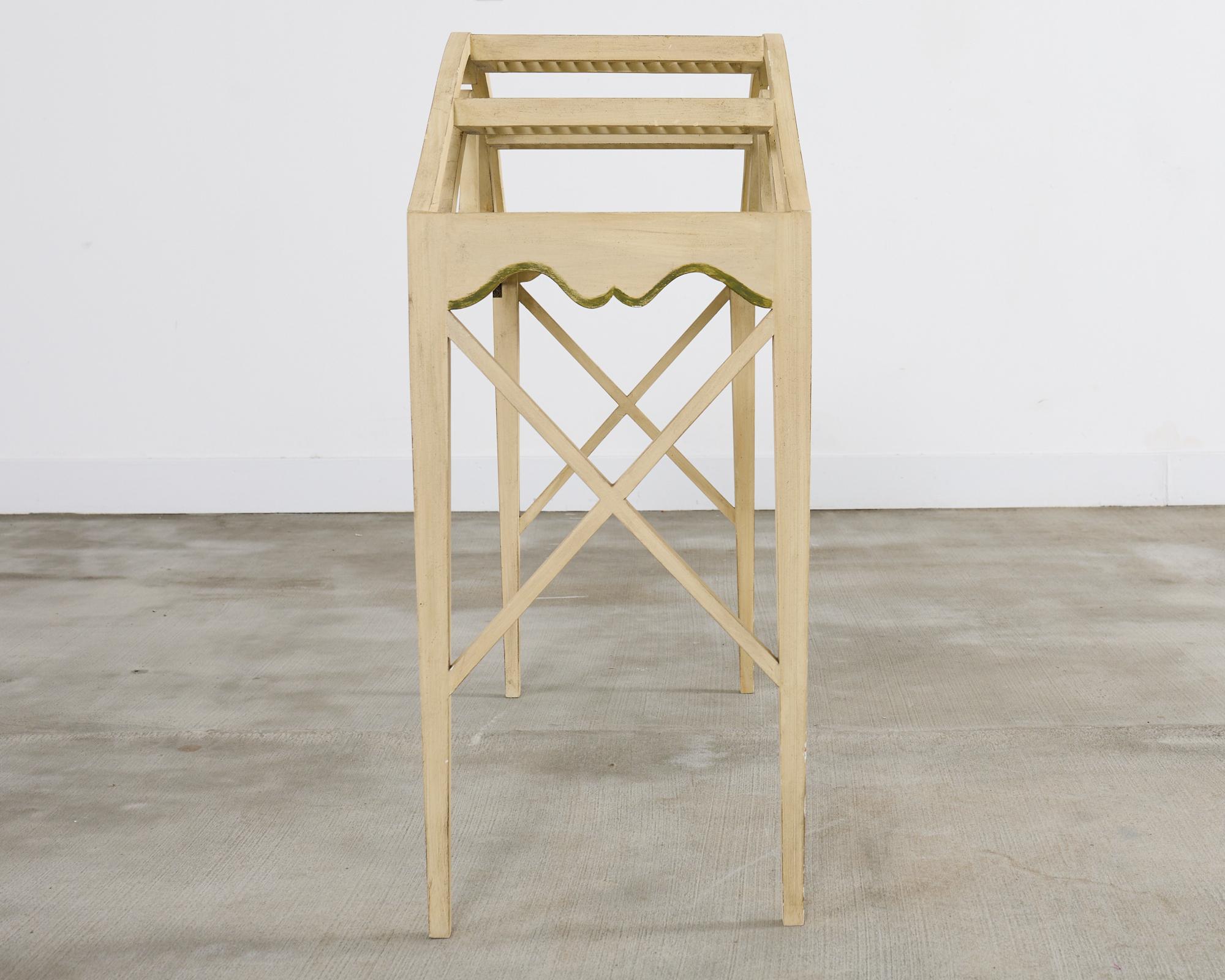 20th Century Regency Style Tiered Plant Stand by Niermann Weeks For Sale