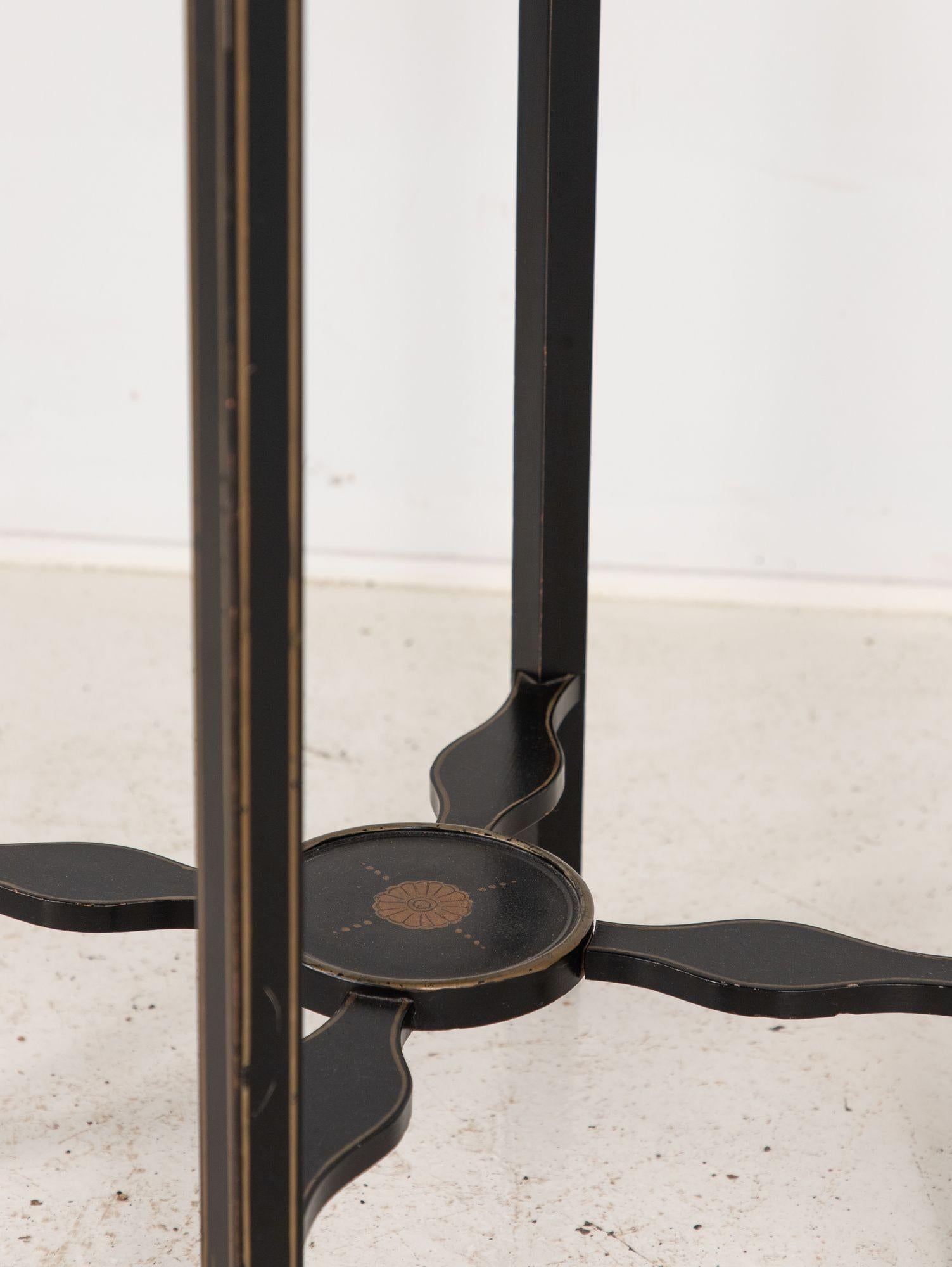 Late 20th Century Regency Style Tole Birdcage on Stand, USA, 20th Century For Sale