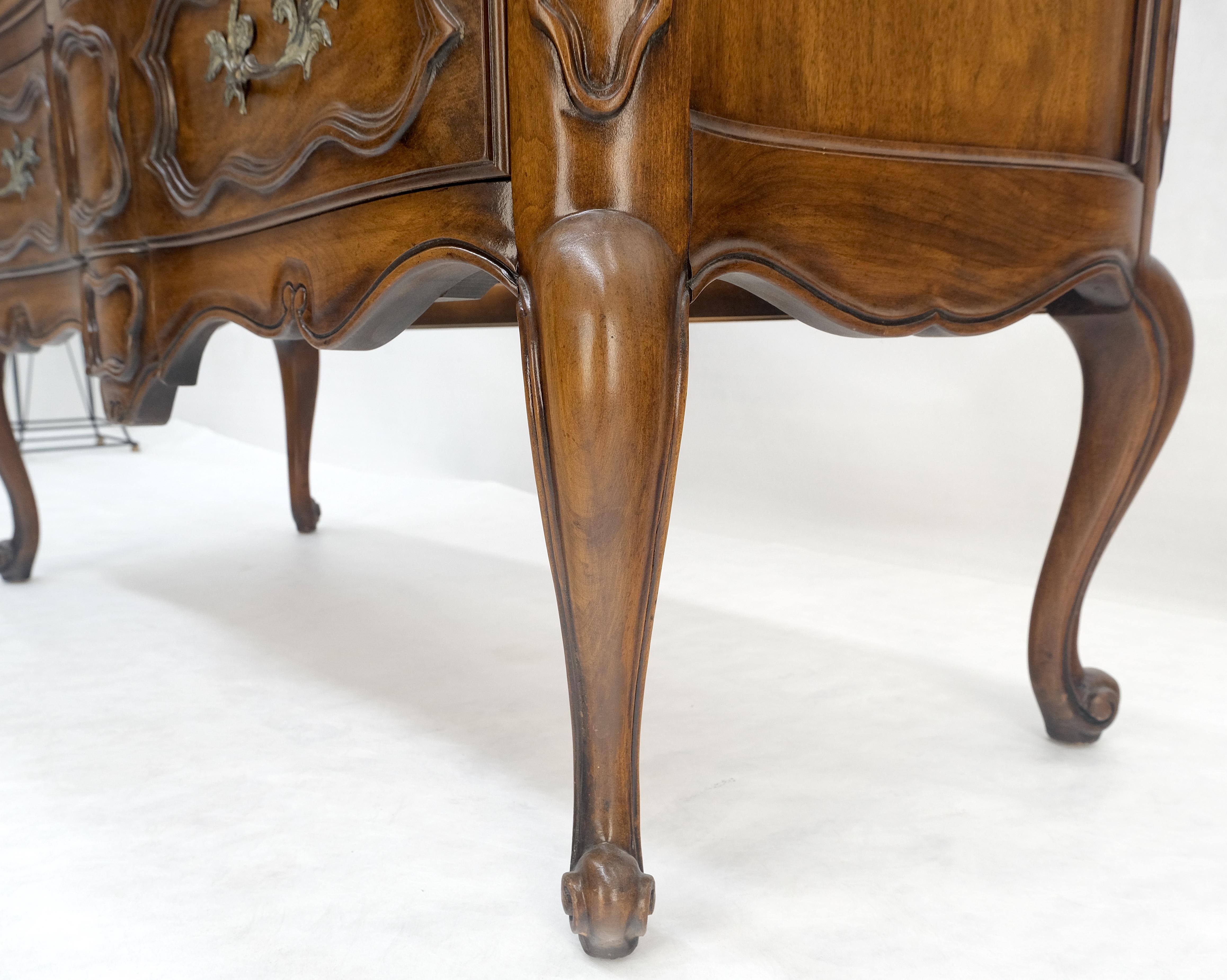 Regency Style Two Dovetails Drawer Fruit Wood Console Table Hall Dresser MINT! For Sale 4