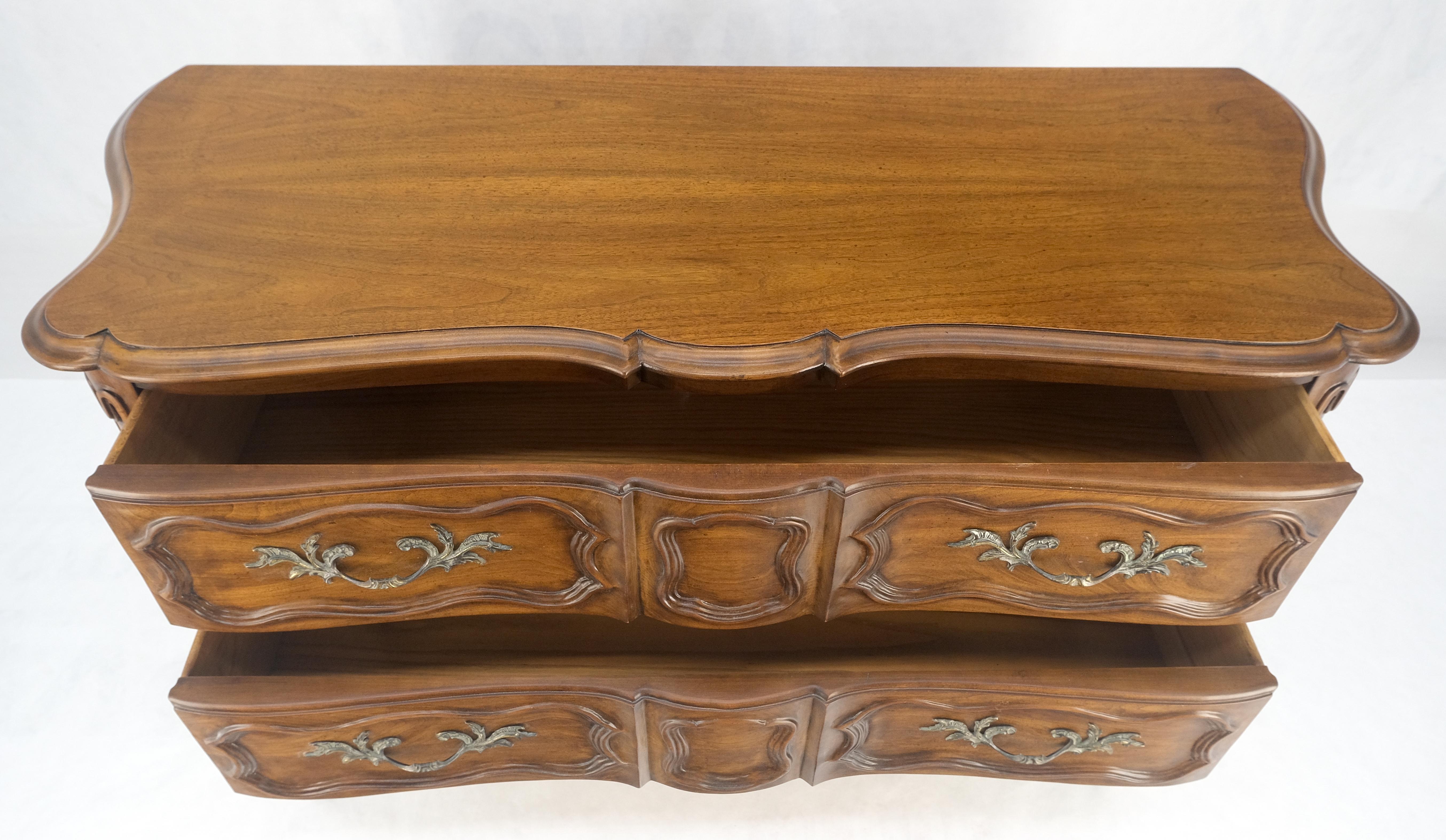 Regency Style Two Dovetails Drawer Fruit Wood Console Table Hall Dresser MINT! For Sale 8