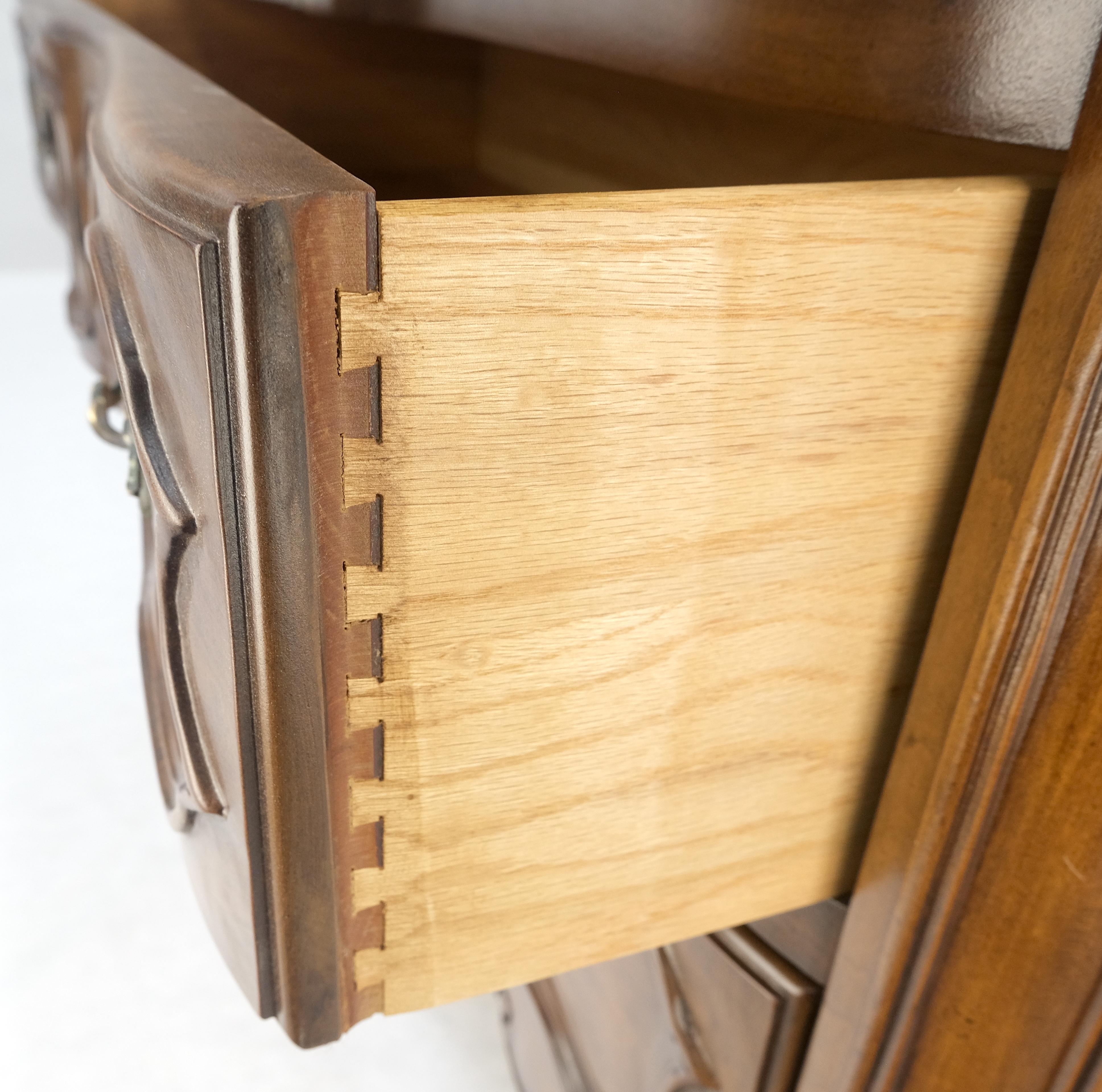 Regency Style Two Dovetails Drawer Fruit Wood Console Table Hall Dresser MINT! For Sale 9