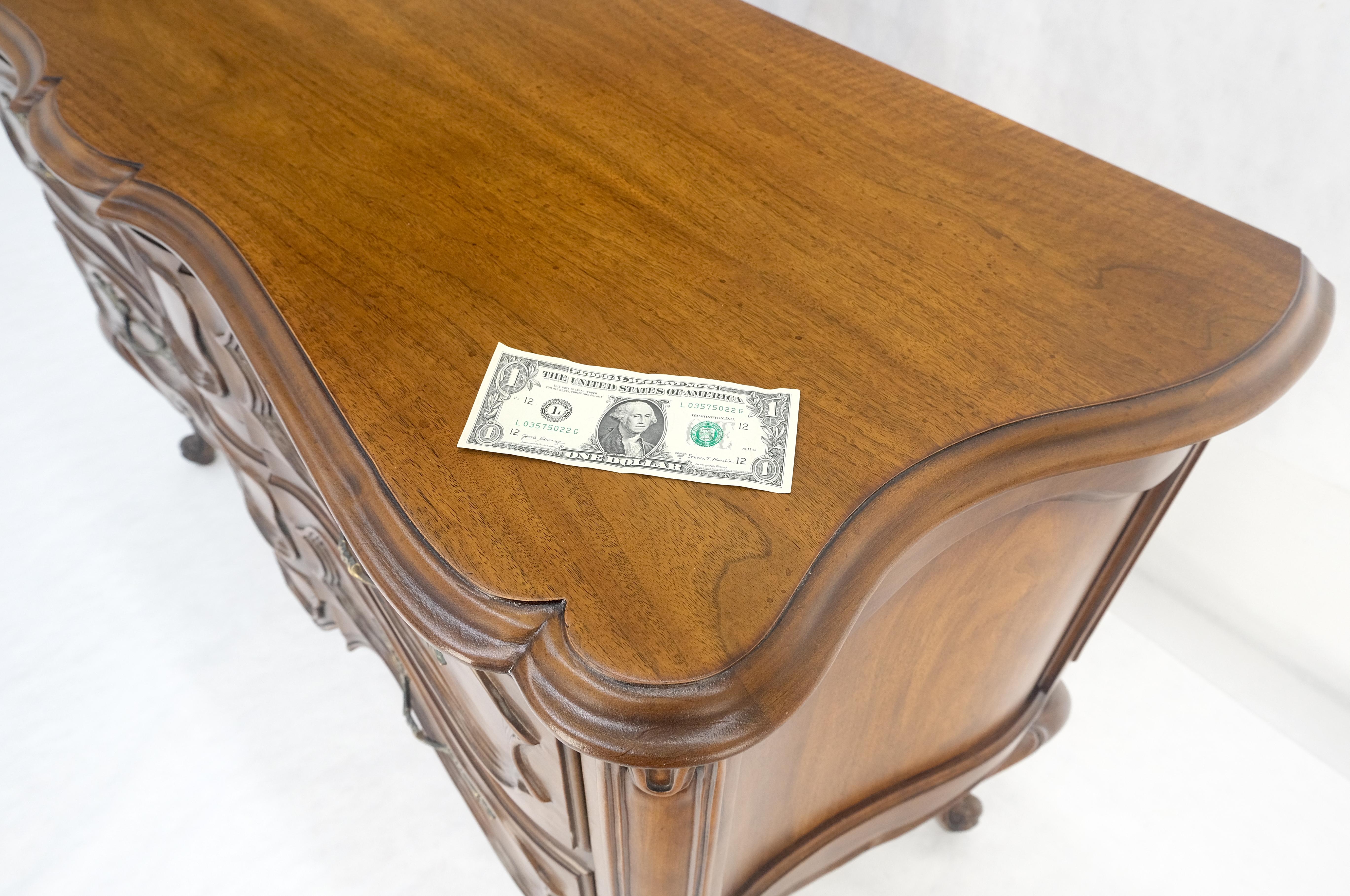 Regency Style Two Dovetails Drawer Fruit Wood Console Table Hall Dresser MINT! For Sale 2