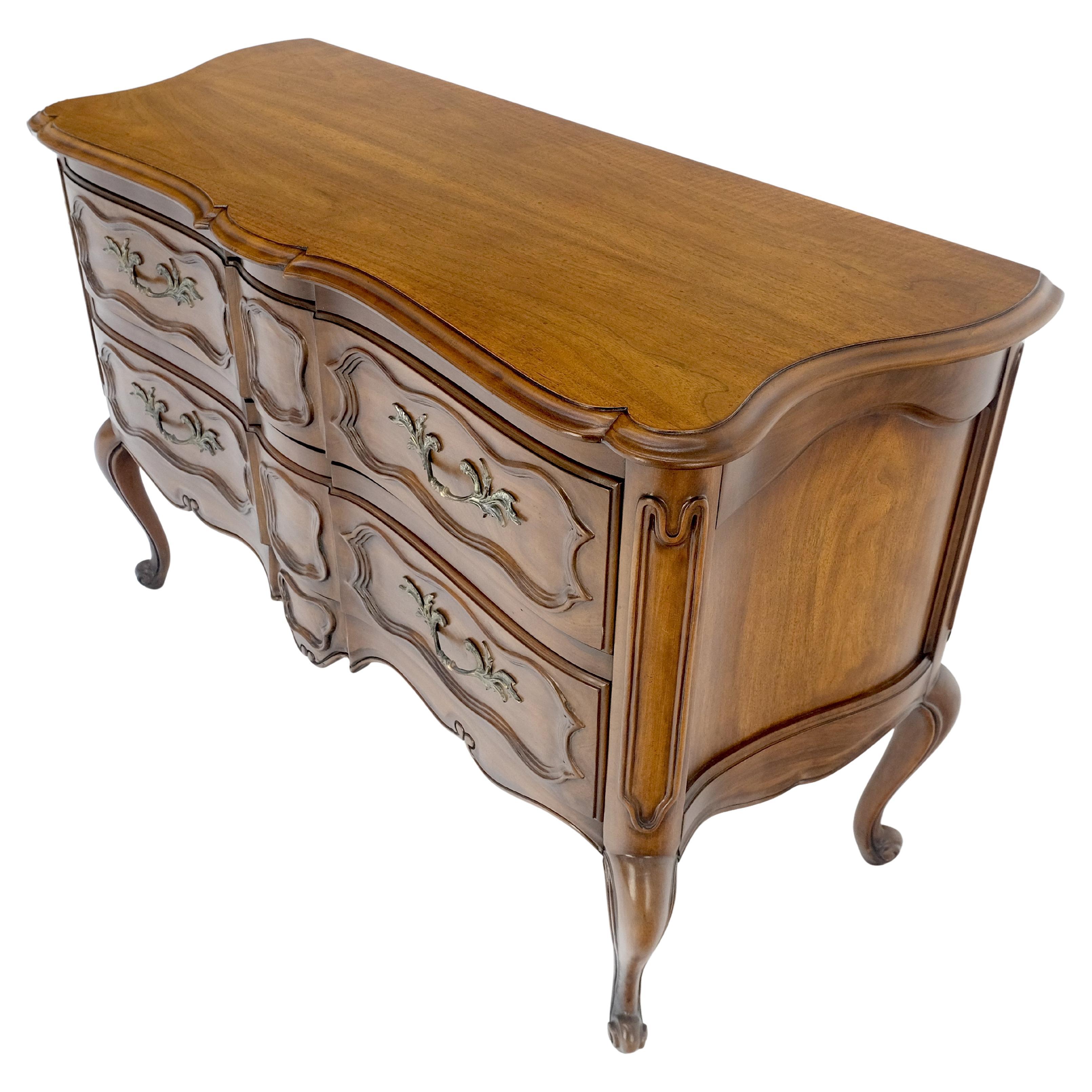 Konsolentisch/Schrank/Kommode im Regency-Stil mit zwei Schwalbenschwanz-Schubladen und Schubladen aus Obstholz, MINT!