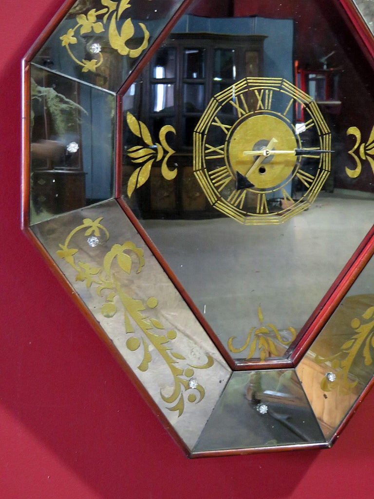 Regency Style Wall Clock For Sale at 1stDibs