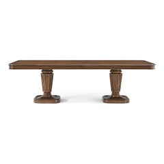 Regency Style Walnut Dining Table