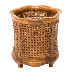 Regency Style Wicker Dust Bin