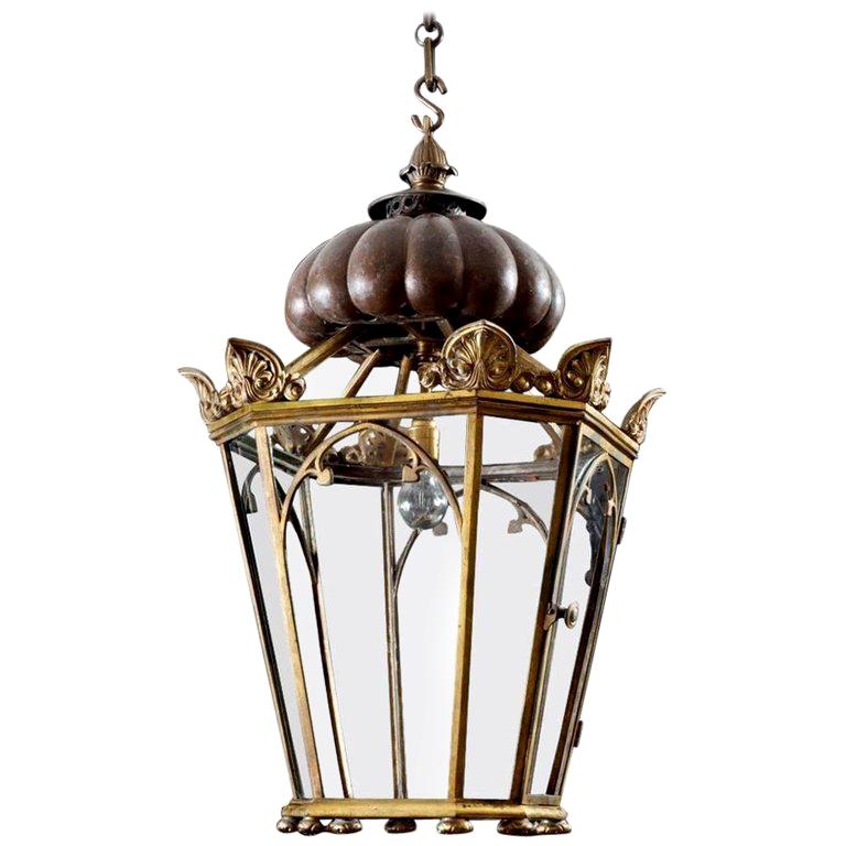 The Jamb Style Windsor Hanging Lantern Regency Lighting For Sale
