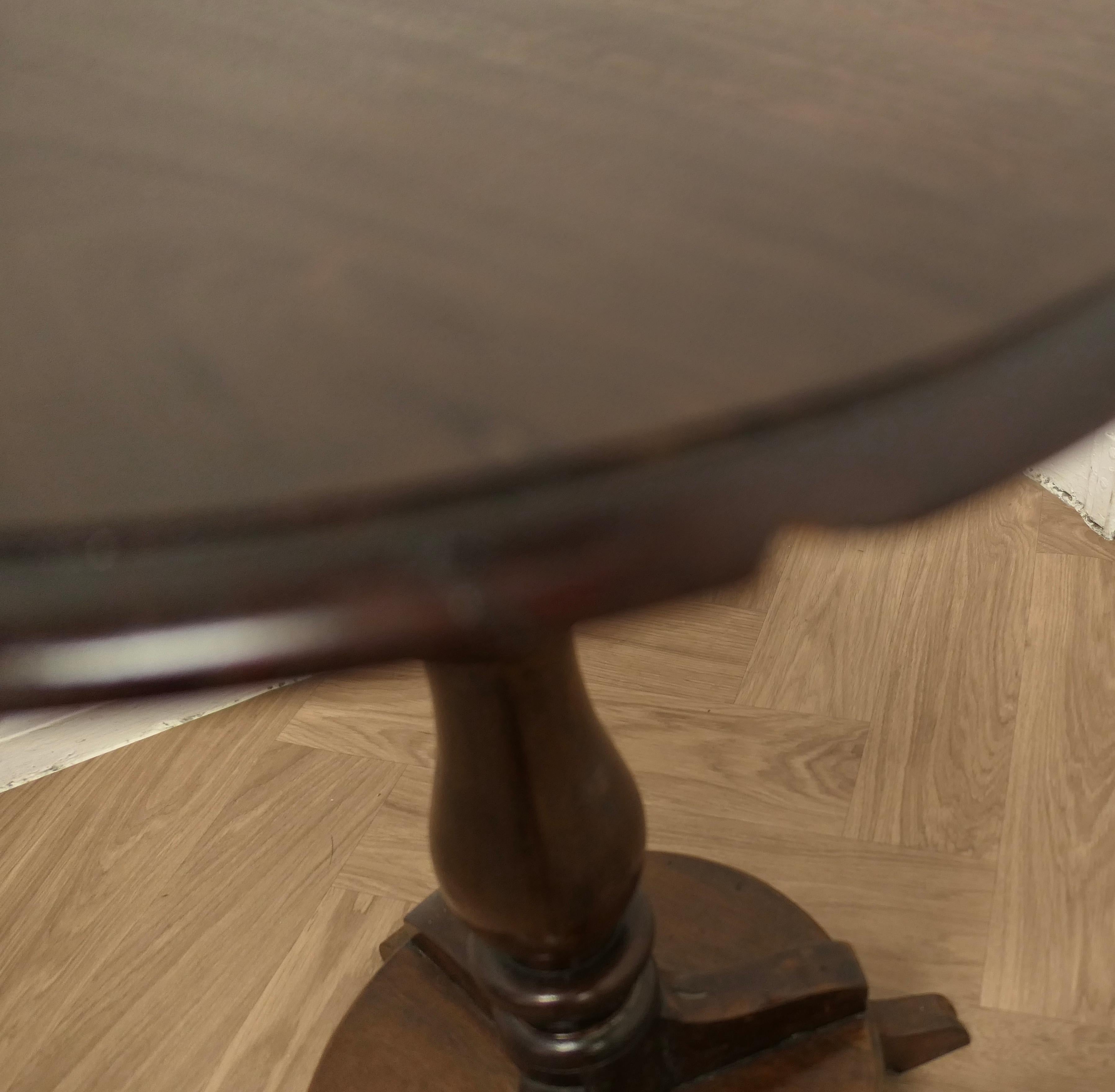 Walnut Regency Style Wine Table or Occasional Table For Sale