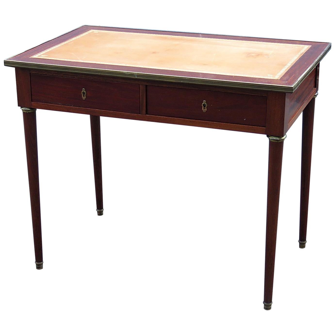 Regency Stytle Leather Top Desk