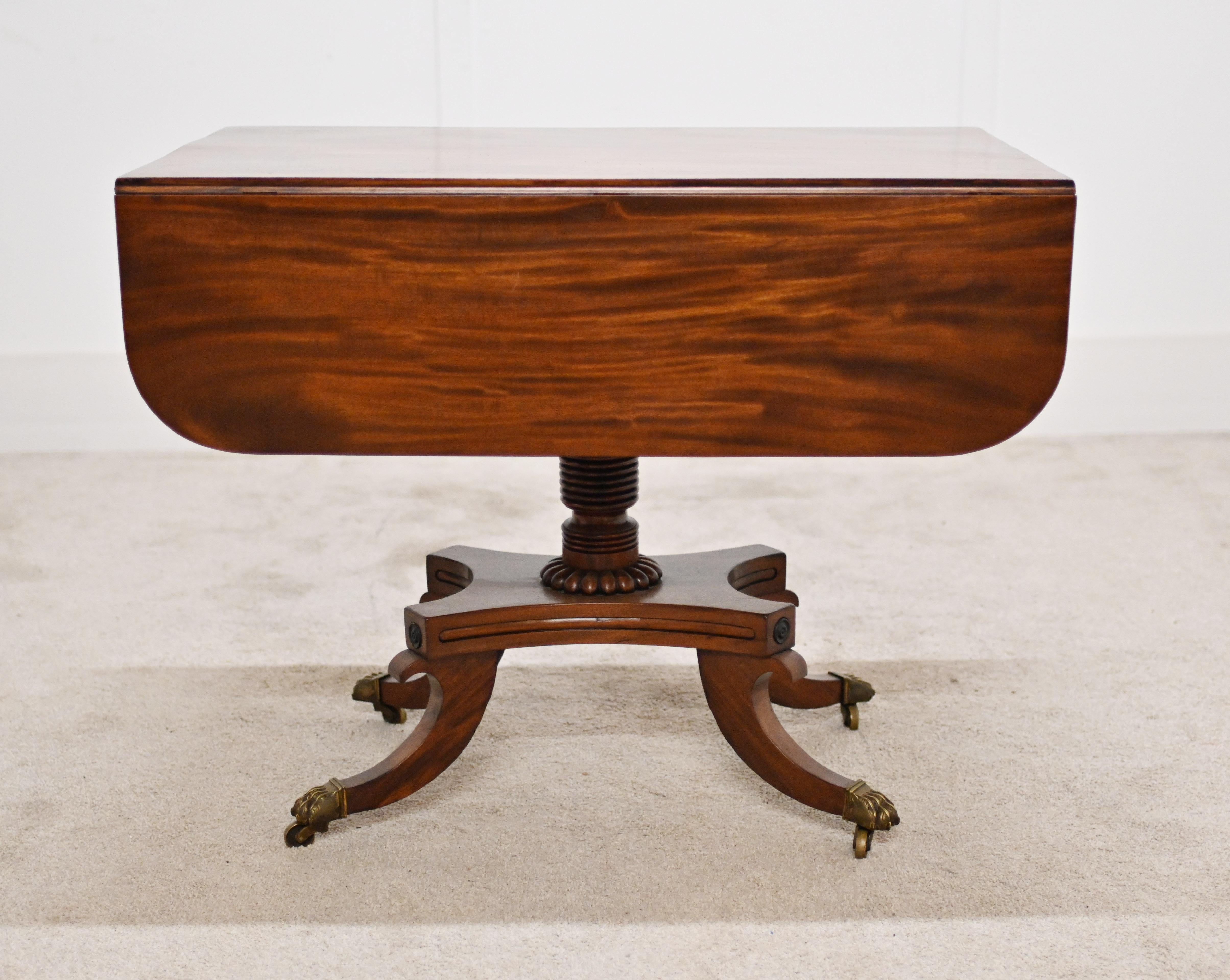 Early 19th Century Regency Sutherland Table Drop Leaf 1820 For Sale