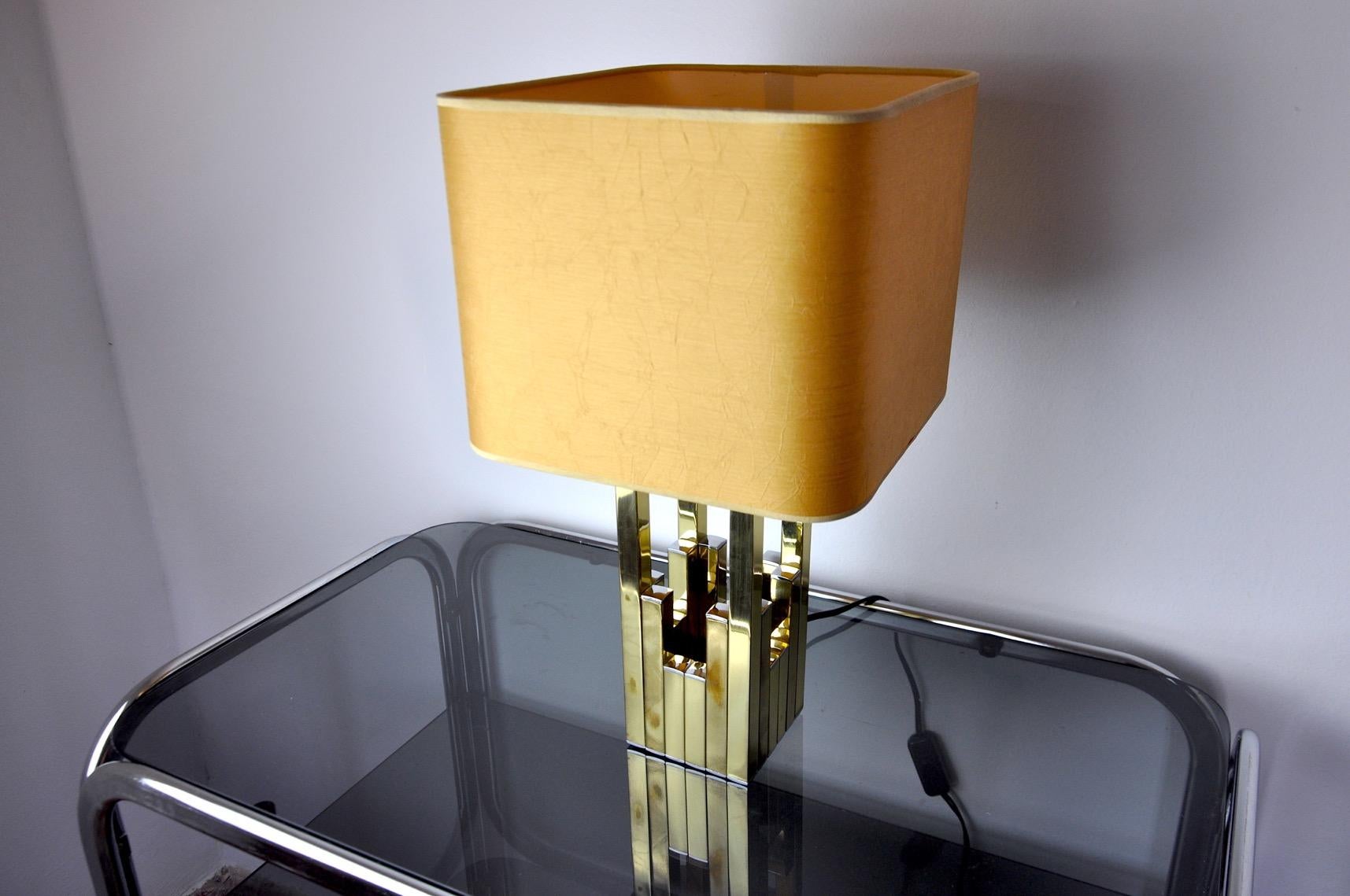 Hollywood Regency Regency Table Lamp by BD Lumica, Italy, 1970s For Sale