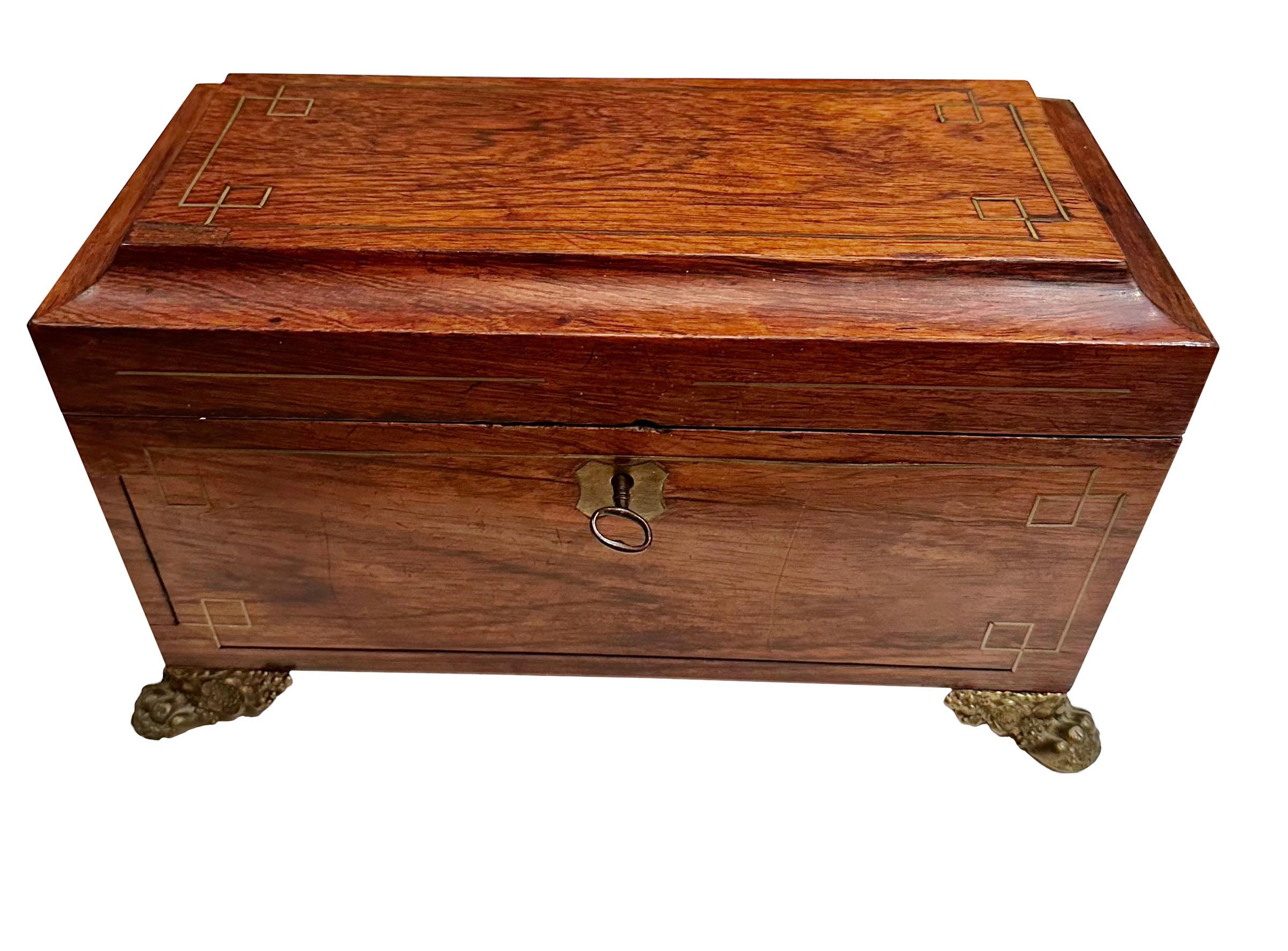 Regency Tea Caddy For Sale 1