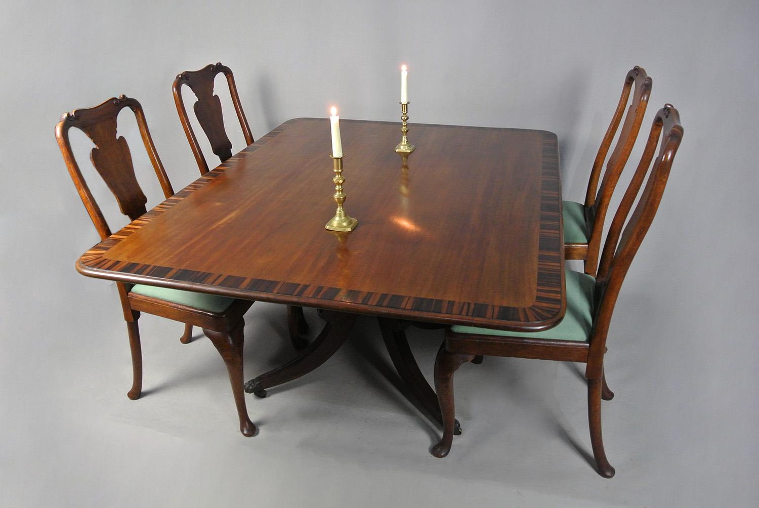Regency Tilt Top Supper Table with Coromandel Crossbanding c. 1820 For Sale 1