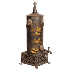 Regency-Heißwasserurne aus Zinn