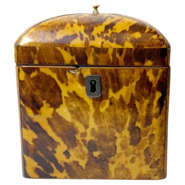 Tortoise Shell Boxes - 76 For Sale at 1stDibs | antique tortoise shell ...