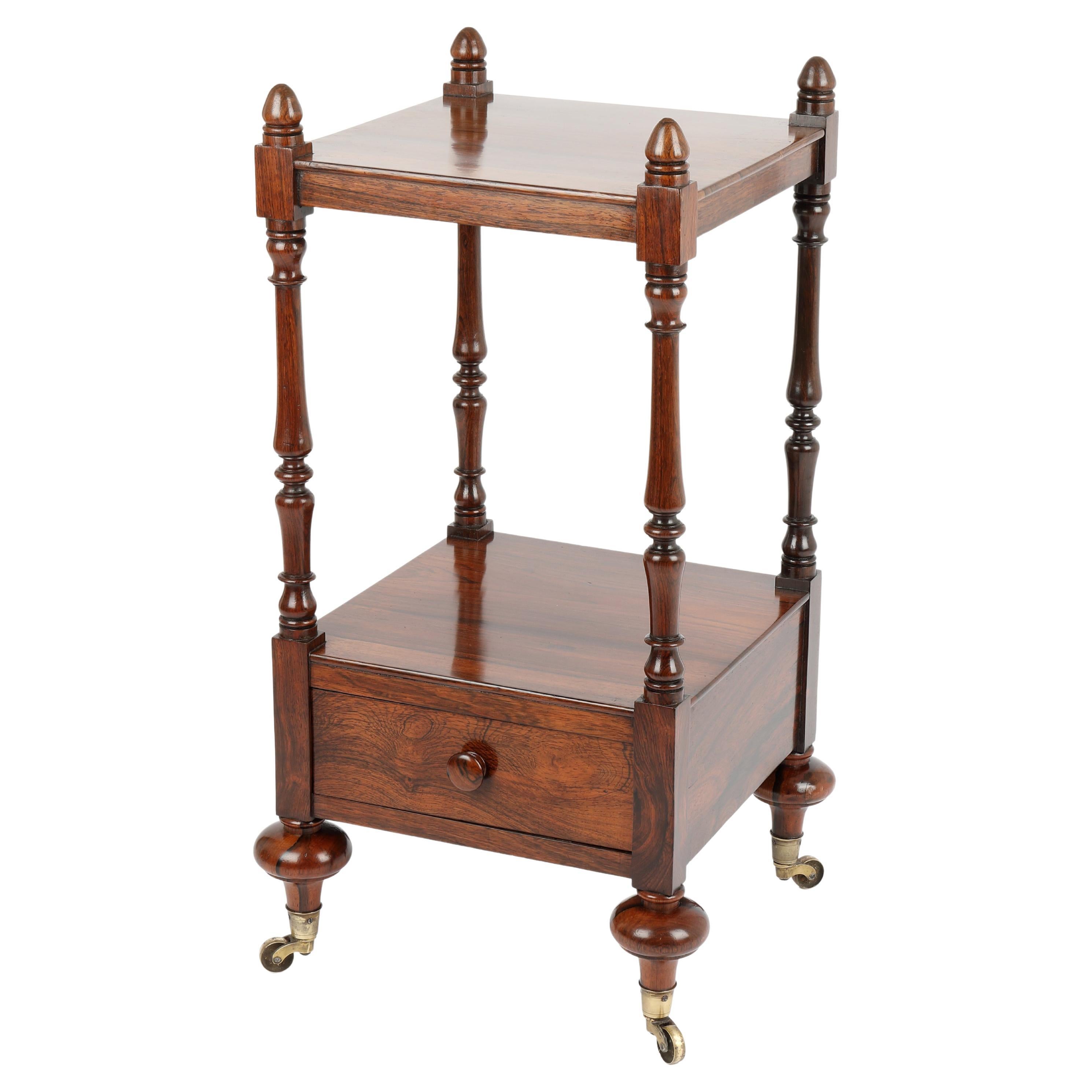 Regency Two Tier Rosewood Étagère