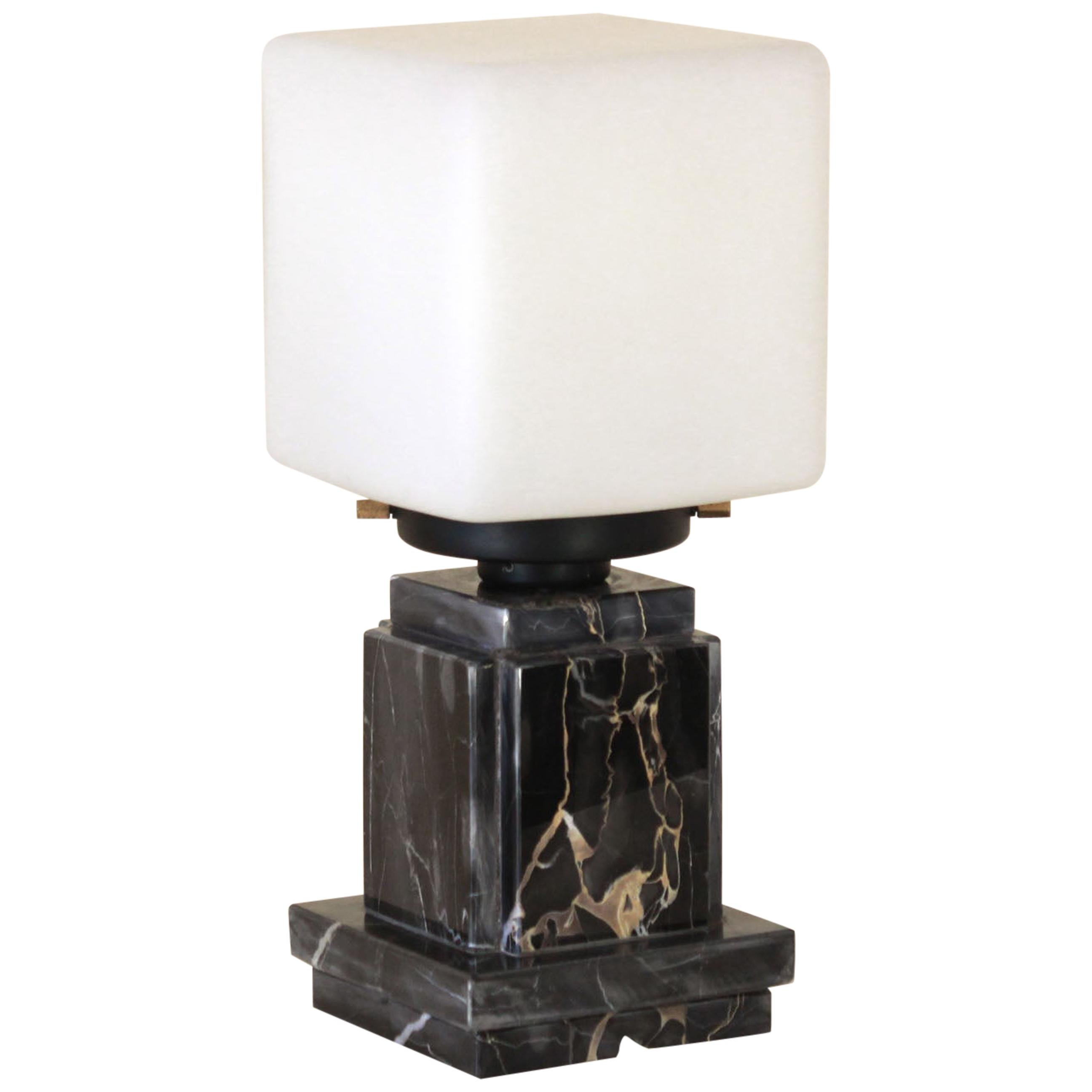 Vintage marble and gold Table Lamp from the 1970s