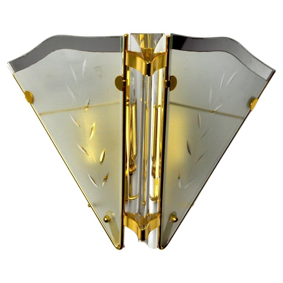 Lampada da parete Regency, Italia, 1980