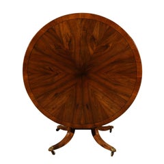 Regency Walnut and Elm Center Table, Early 19th Century