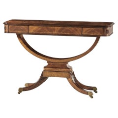 Regency Walnut Console Table Regency Walnut Console Table