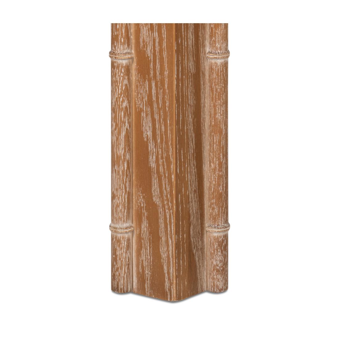 Regency Whitewashed Oak Dining Table For Sale 5