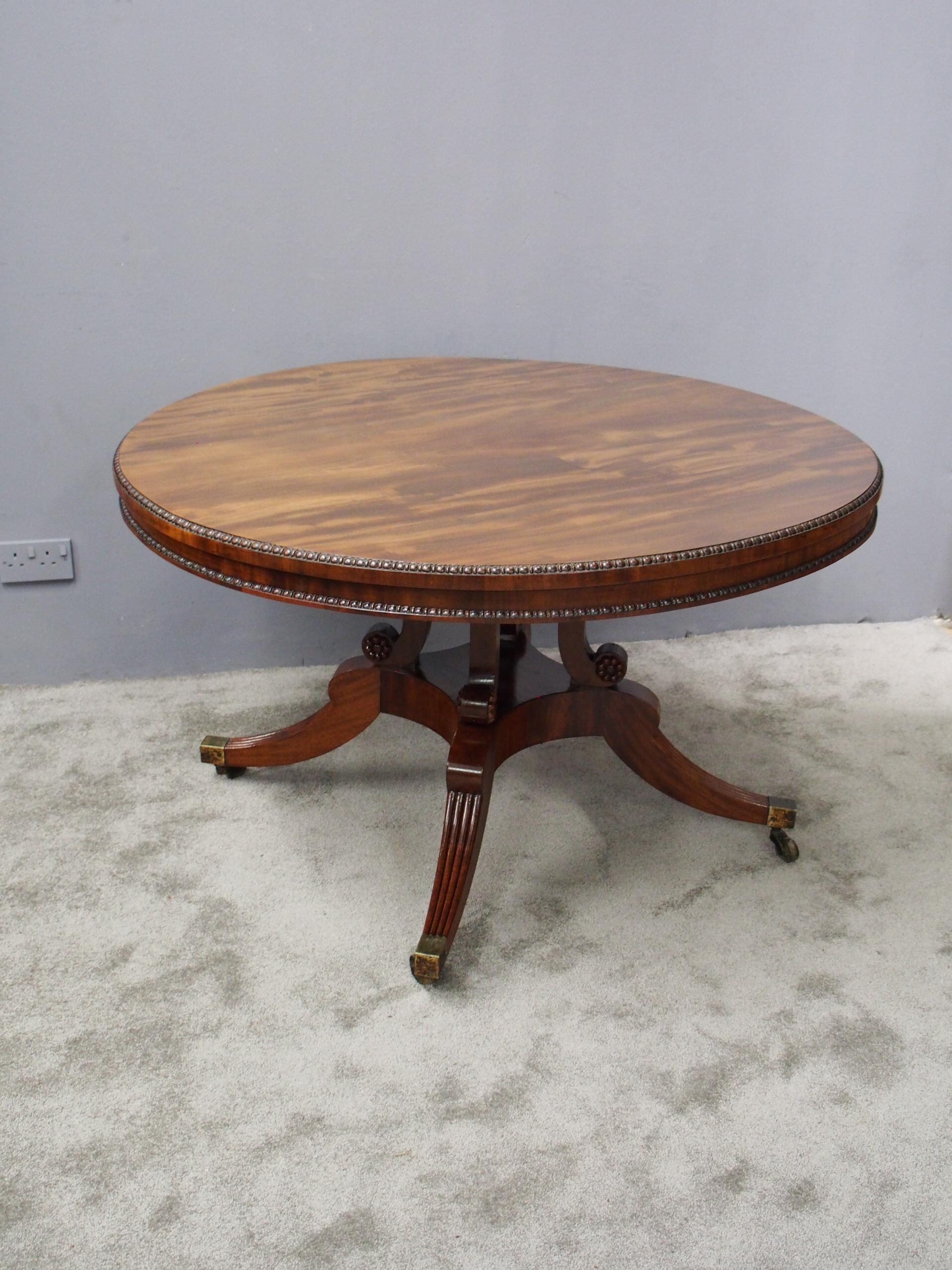 Regency William Trotter Style Mahogany Breakfast Table In Good Condition For Sale In Edinburgh, GB