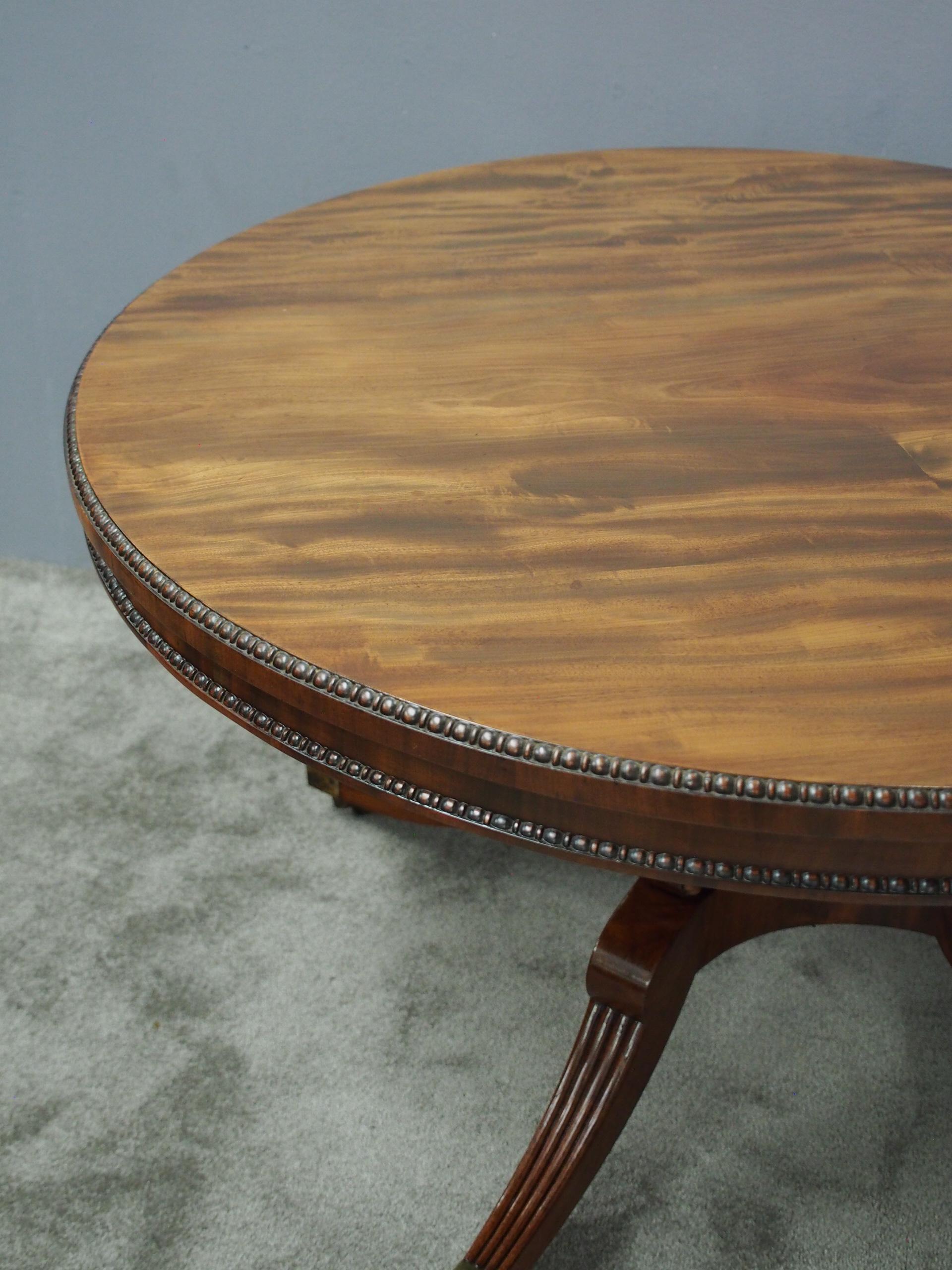 Regency William Trotter Style Mahogany Breakfast Table For Sale 2