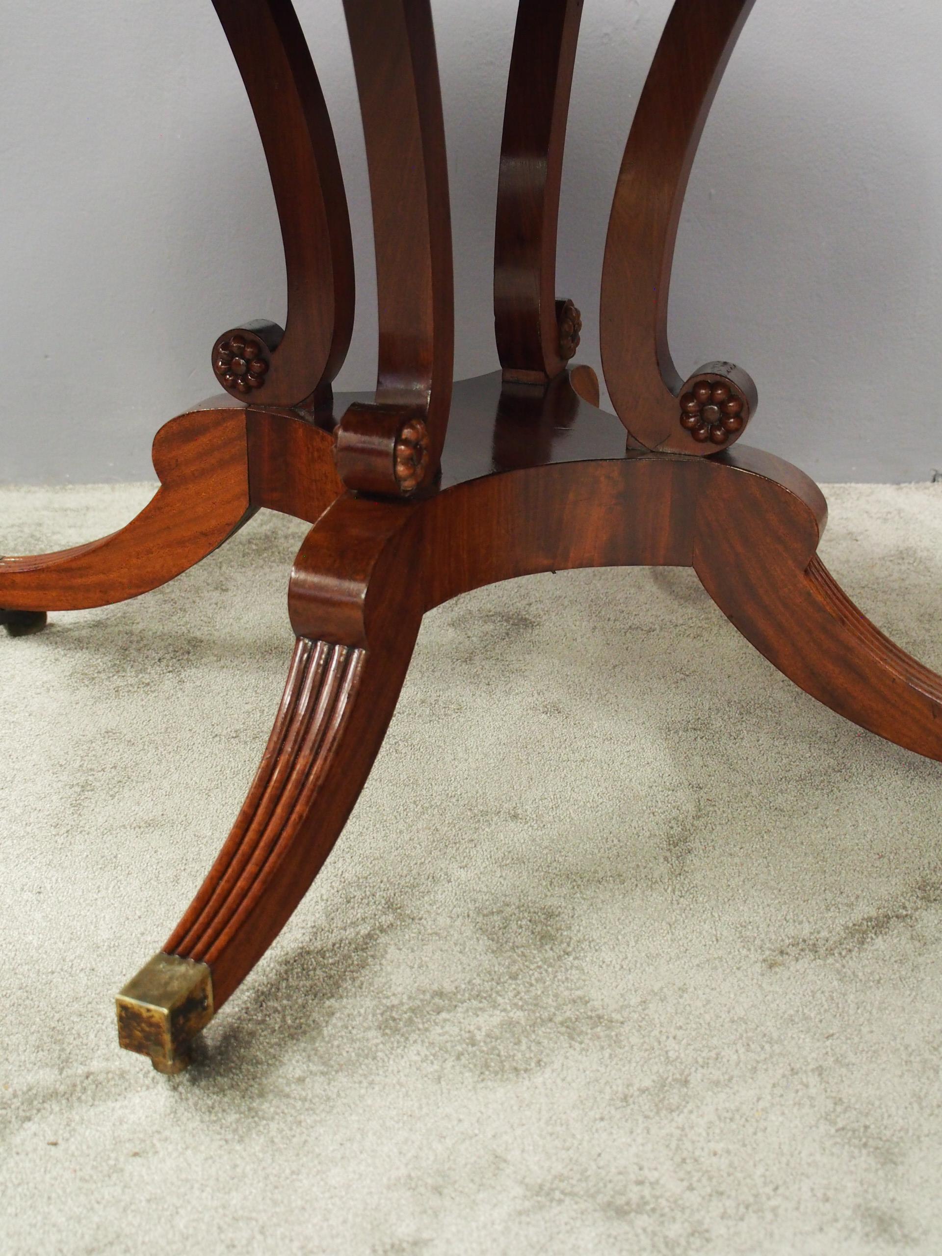 Regency William Trotter Style Mahogany Breakfast Table For Sale 5