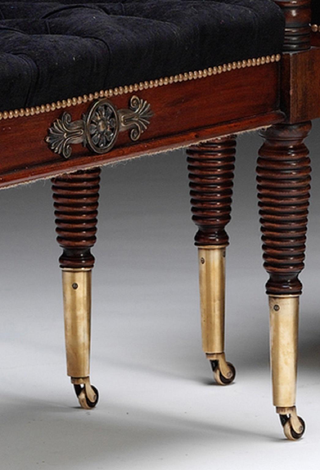 Banc de fenêtre Regency Excellent état - En vente à Sturminster Marshall, Dorset