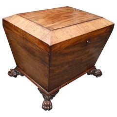 Regency Wine Chest Sarcophagus Mahogany 1810
