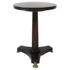 Regency Wood Side Drinks Table with Paw Feet